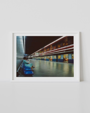 Photographie du quai de la gare RER d'Auber sur la ligne A