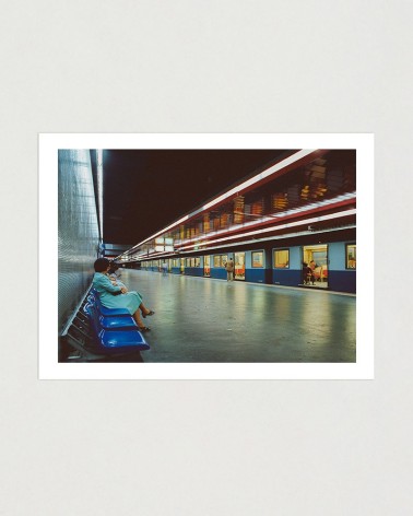 Photographie du quai de la gare RER d'Auber sur la ligne A
