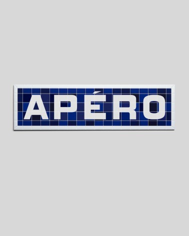 Plaque Métro Apéro - Petit format