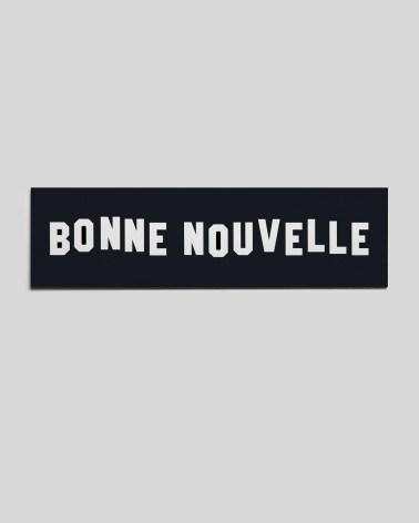 Plaque Métro Bonne Nouvelle - Petit format