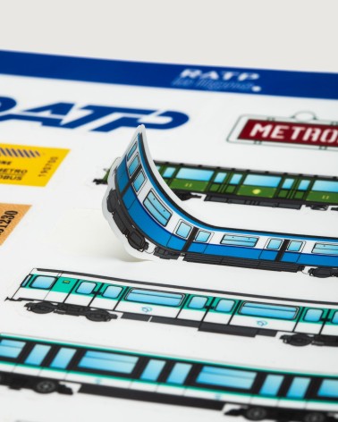 Planche de stickers Metro