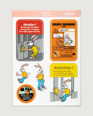 Planche de stickers Serge