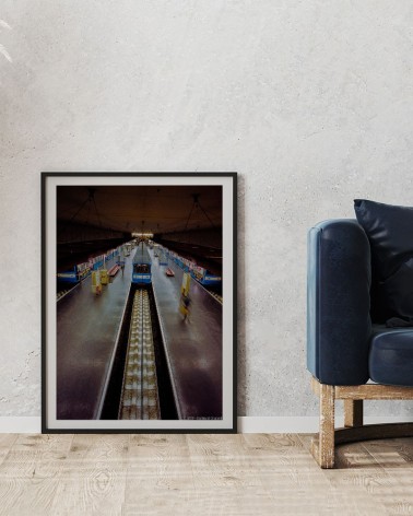 Photographie de quais renovés de la station Maisons Alfort les Juilliottes sur la ligne 8 du métro