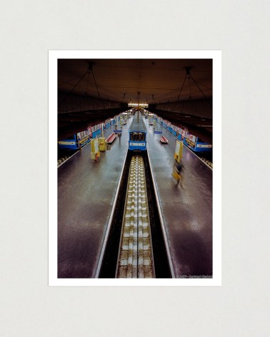 Photographie de quais renovés de la station Maisons Alfort les Juilliottes sur la ligne 8 du métro