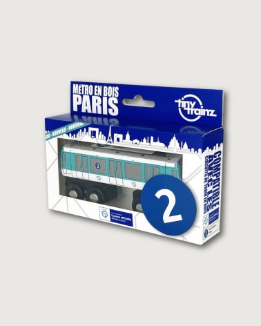 Miniature Métro Ligne 2 x Tiny Trainz