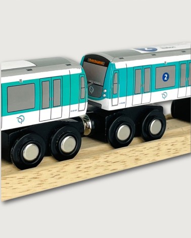 Miniature Métro Ligne 2 x Tiny Trainz