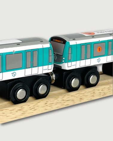 Miniature Métro Ligne 5 x Tiny Trainz