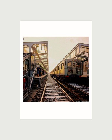 Photographie de matériel SPRAGUE à quai ligne 2