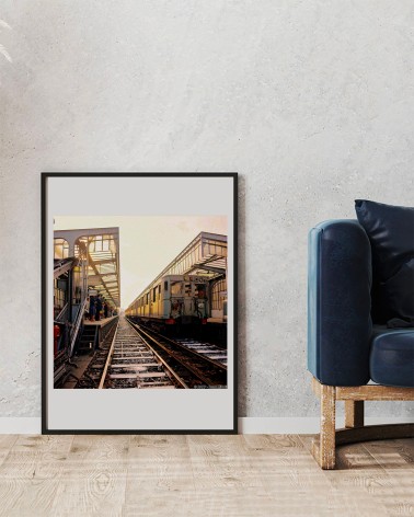 Photographie de matériel SPRAGUE à quai ligne 2