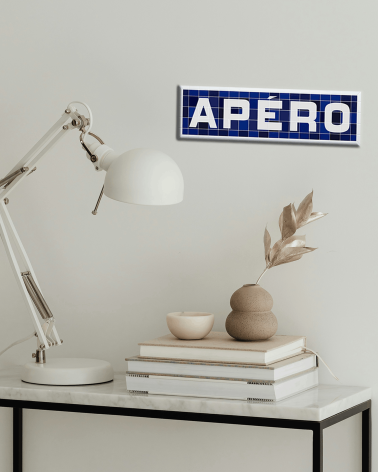 Plaque Métro Apéro - Petit format
