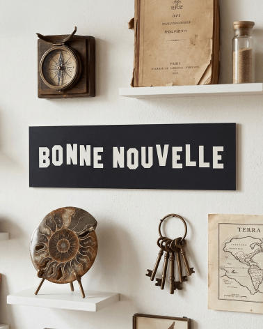 Plaque Métro Bonne Nouvelle - Petit format