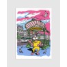 copy of Carte postale Serge le Lapin vintage - Tour Eiffel