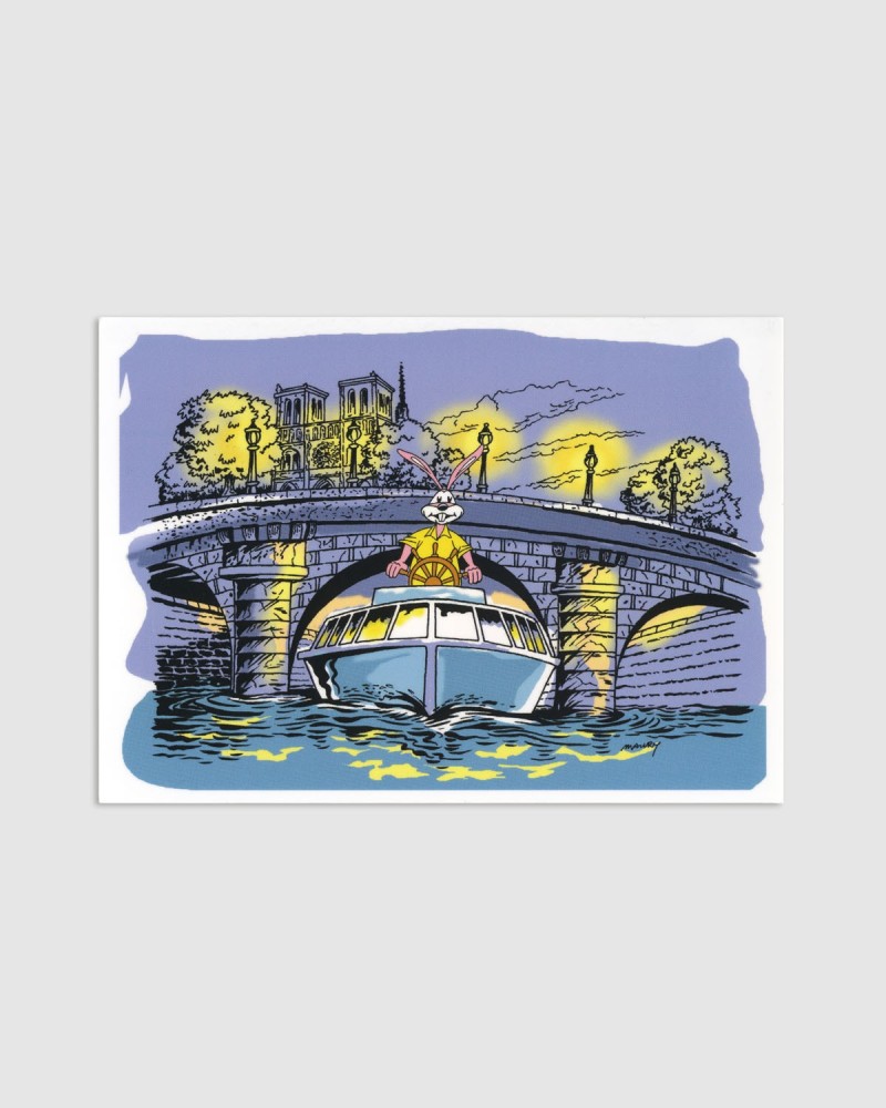 copy of Carte postale Serge le Lapin vintage - Tour Eiffel