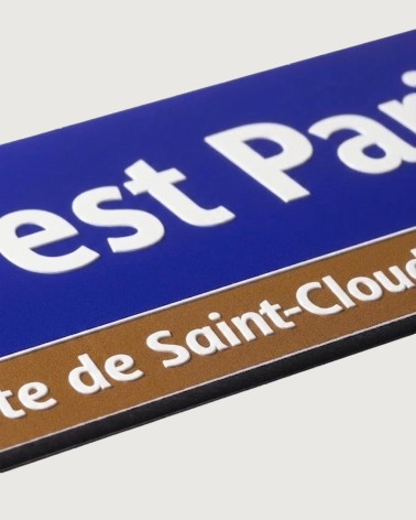 Plaque Ici C'est Paris - petit format
