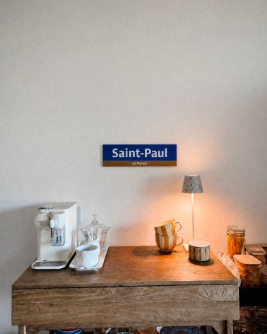 Plaque Métro Saint-Paul - Petit format
