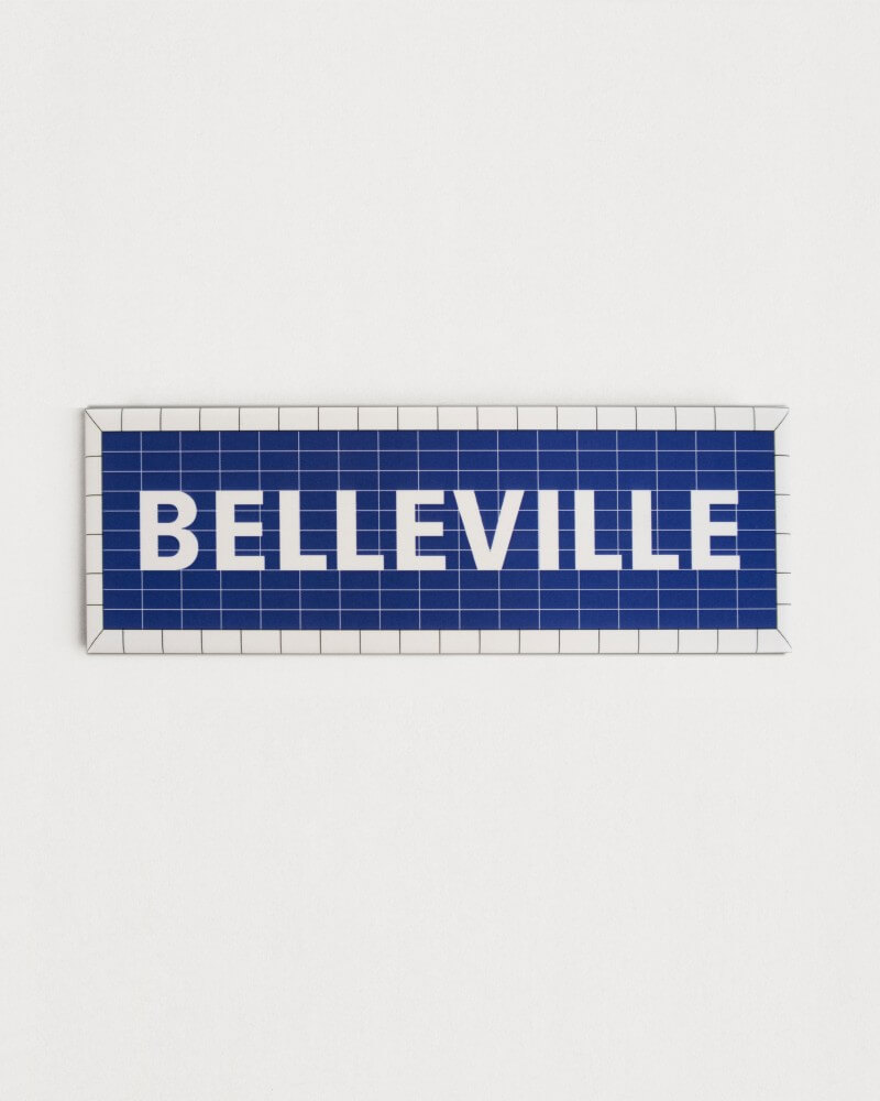 Magnet Belleville RATP origine France