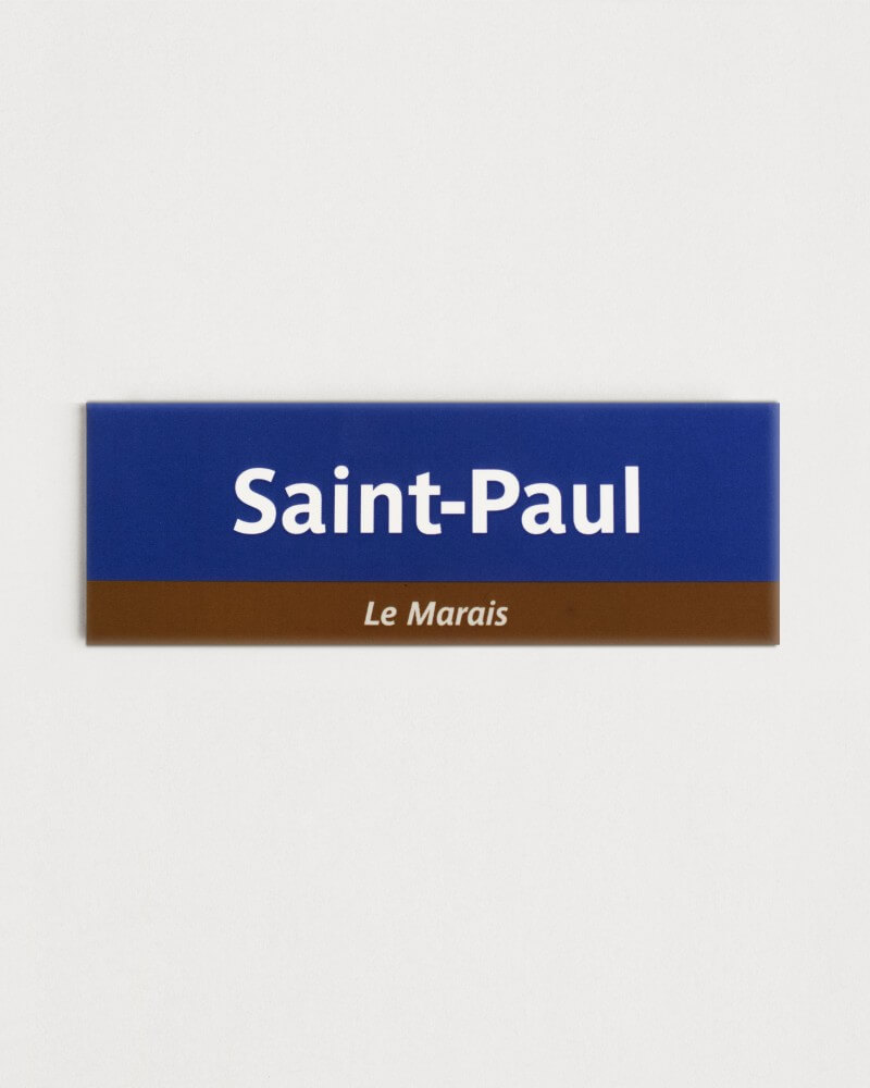 Magnet Saint-Paul RATP origine France