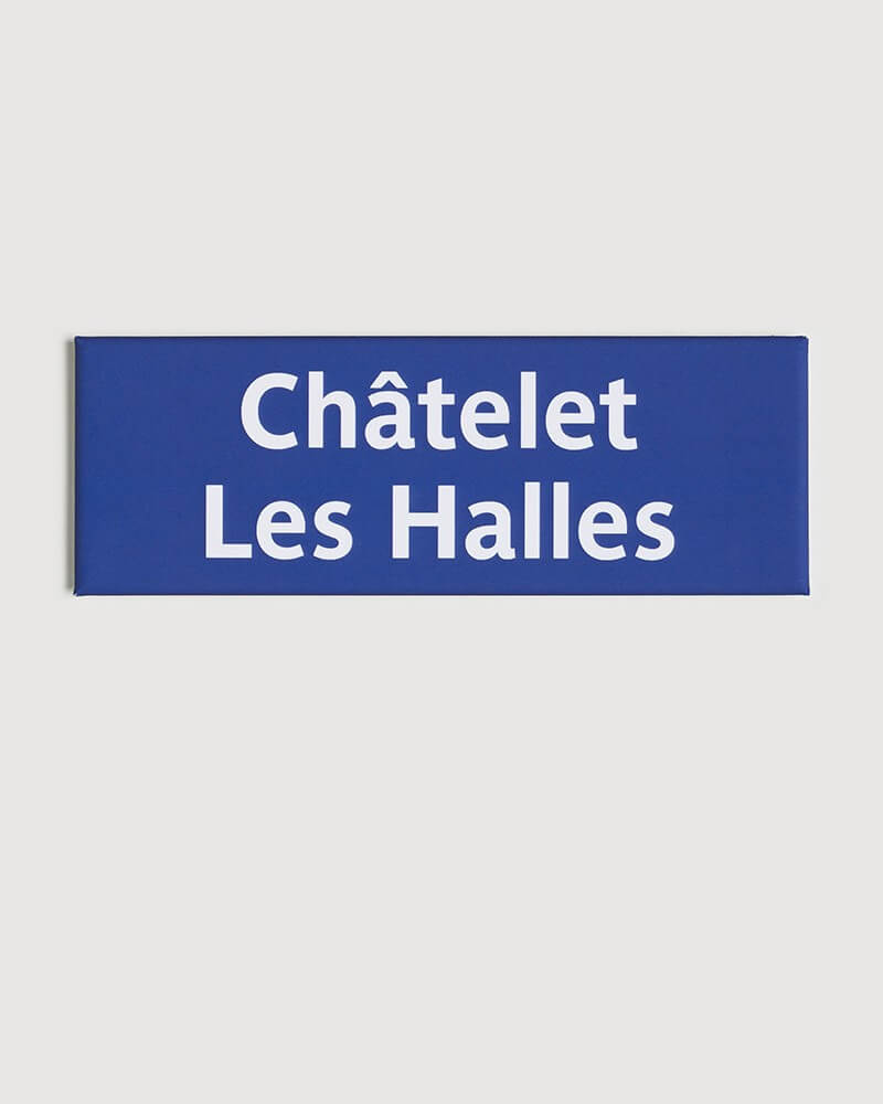 Magnet Châtelet-Les-Halles RATP origine France