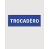 Trocadéro metro fridge magnet, blue and white - RATP la ligne