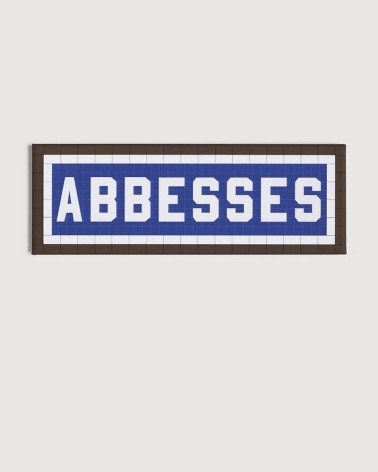 Magnet Abbesses RATP origine France