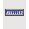Abbesses metro fridge magnet, blue, white and brown - RATP la ligne
