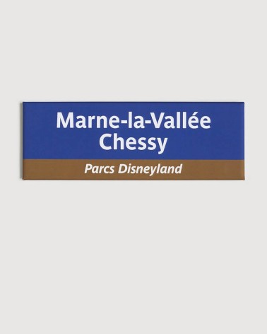 RER fridge magnet Marne-la-Vallée-Chessy - Disneyland parks - RATP la ligne