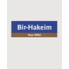 Bir-Hakeim - Tour Eiffel - Fridge magnet blue and white - RATP la ligne