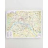 Affiche plan de bus vintage RATP 1986 en papier satin - RATP la ligne
