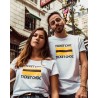 Women's white T-shirt with black, brown and yellow patterns Chic ticket-Shock ticket - RATP la ligne
