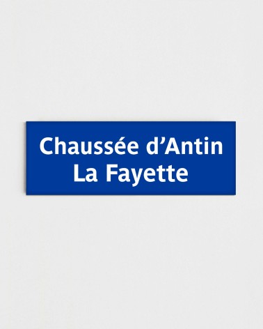 Magnet station Chaussée d'Antin - La Fayette - Face recto