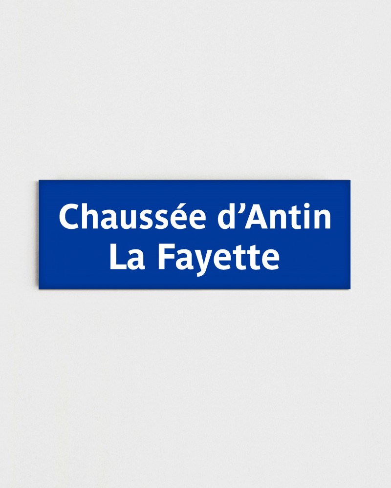 Magnet station Chaussée d'Antin - La Fayette - Face recto