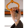 Keyring Serge the Rabbit - Pink and white - RATP la ligne