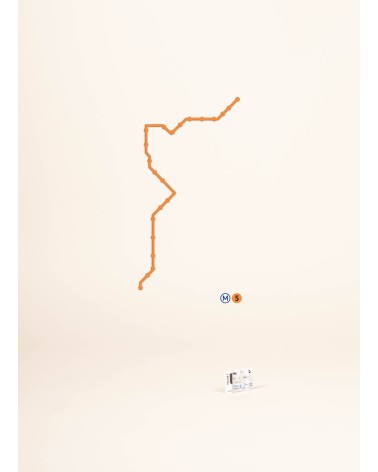 Skyline of line 5 | Steel wall decoration | The Line