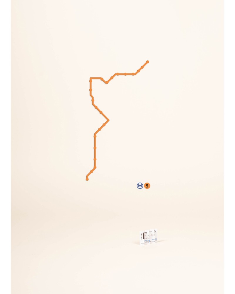 Skyline of line 5 | Steel wall decoration | The Line