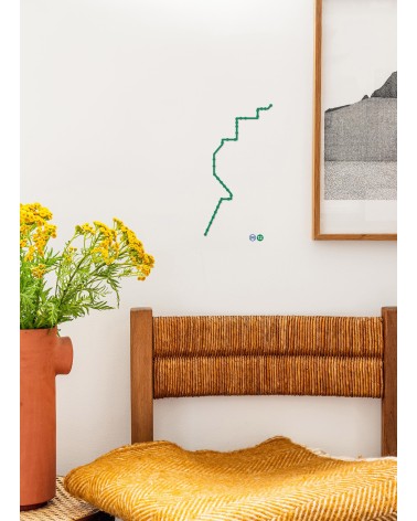 Skyline de la Ligne 12 | Décoration murale en acier | The Line