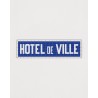 Fridge magnet metro station Hôtel de ville, blue and white - RATP la ligne
