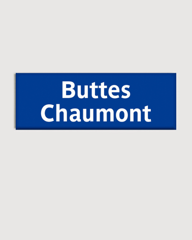 Magnet métro Buttes Chaumont