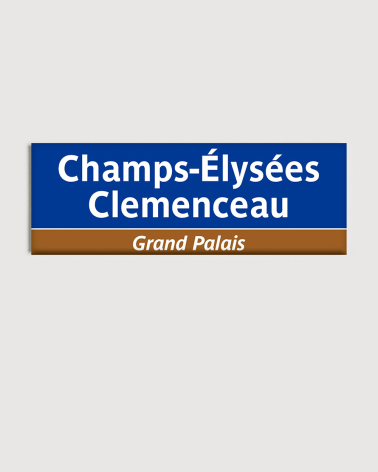 Magnet métro Champs Elysée Clémenceau