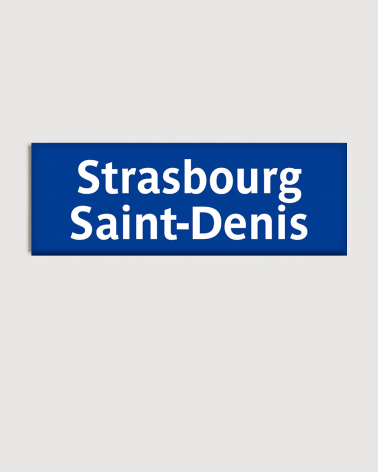 Magnet métro Strasbourg Saint-Denis
