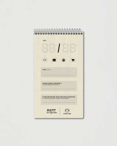 Smartbook A6 Tickets Vintage x Papier Tigre