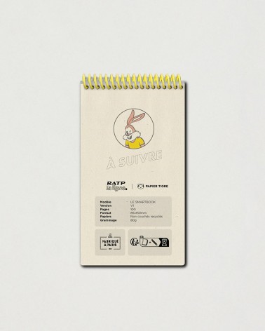 Smartbook A6 Mat Dervaux x Papier Tigre